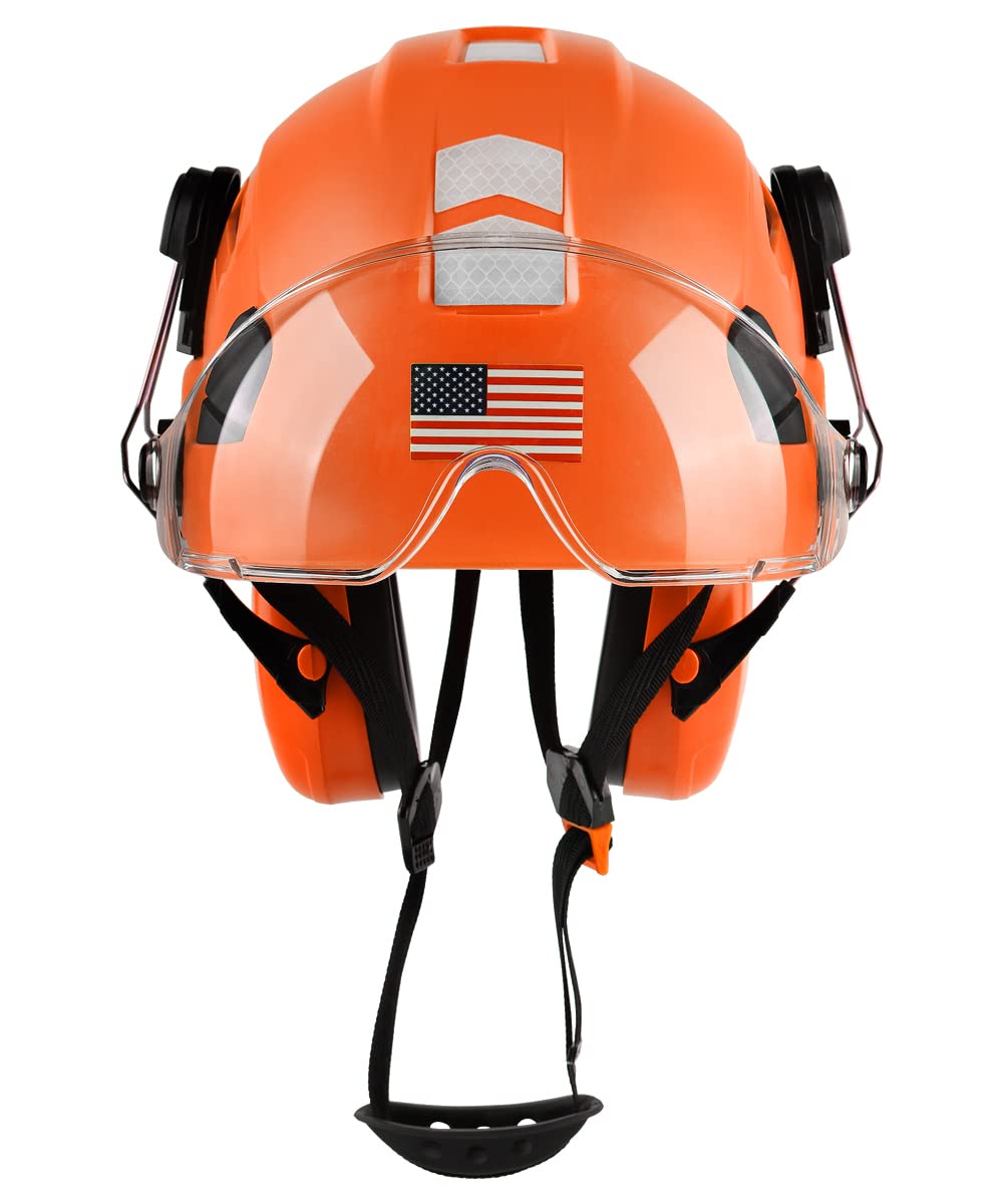 Amazon.co.jp: 安全ヘルメットヘルメットヘルメットバイザーと耳保護